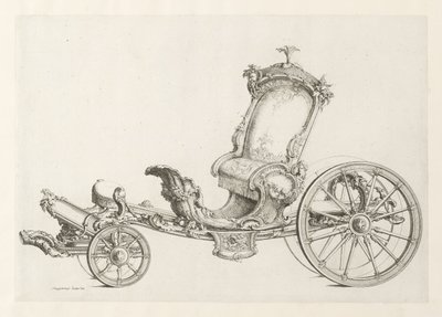 Design for a Cabriolet by Johann Michael Hoppenhaupt
